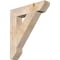 Ekena Millwork Traditional Slat Smooth Bracket, Douglas Fir, 5 1/2"W x 28"D x 32"H BKT06X28X32TRA06SDF - alternate 1